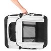 Pawsmark Soft-Sided Mesh Foldable Pet Travel Carrier, Airline Approved Pet Bag for Dogs and Cats, Large QI003702GY.L